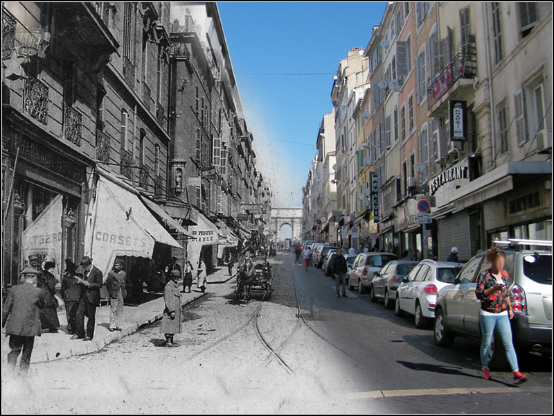 La rue d'Aix